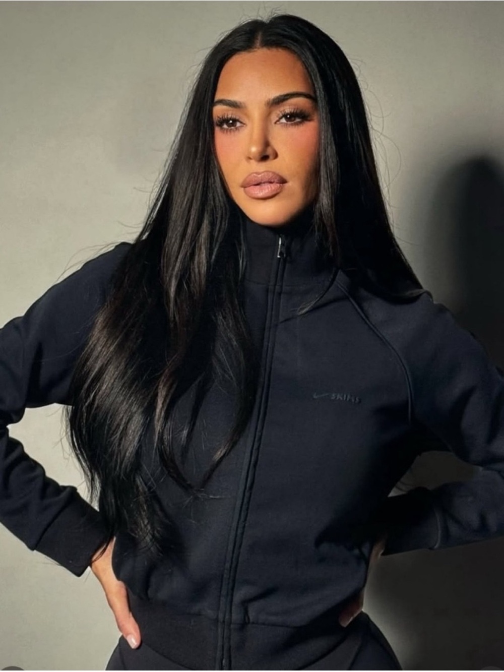 NikexSkims Matte Tricot Track Jacket Obsidian XL